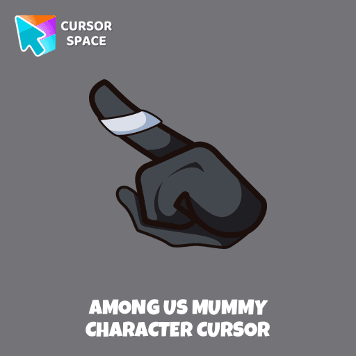 Among Us Mummy Character cursor arrow cursor